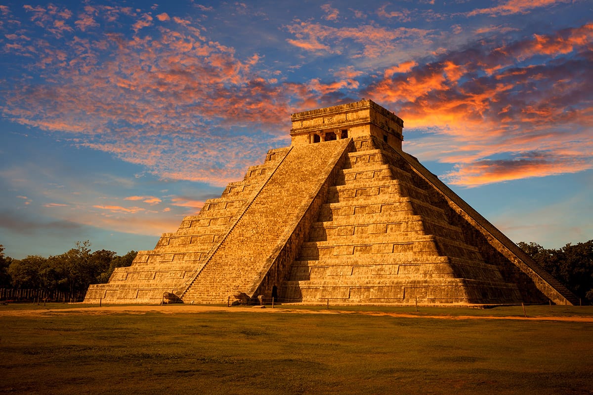 Chichén Itzá na poloostrově Yucatan