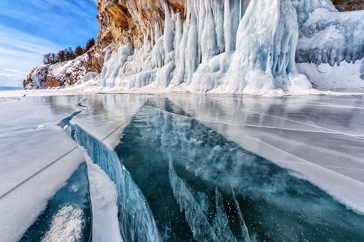 Jezero Bajkal 10 úžasných míst na planetě Zemi
