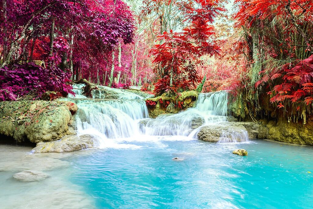 Vodopády Kuang Si 10 úžasných míst na planětě Zemi