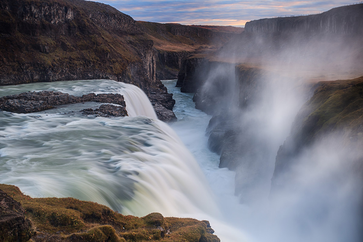 Vodopád Gullfoss