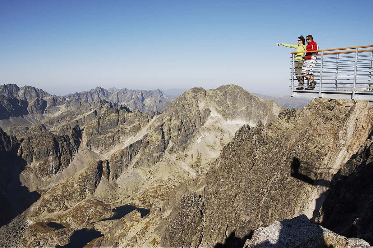 Slovenské dni - Vysoké Tatry pohled z Lomnického štítu