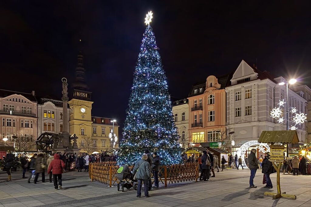 Vánoce v Ostravě na Masarykově náměstí