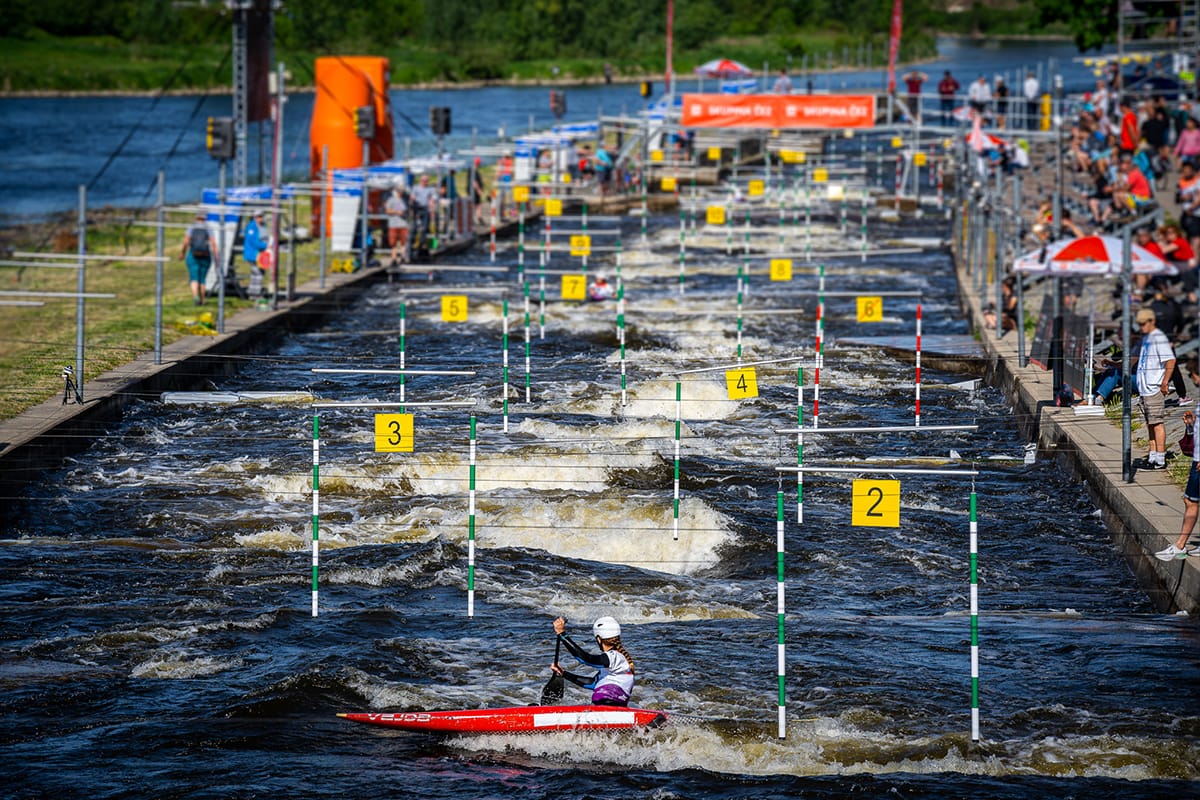 Světový pohár ve vodním slalomu v Praze-Troji