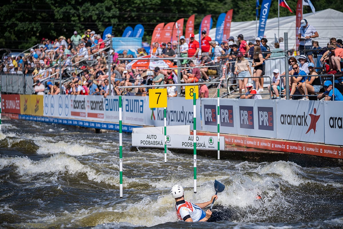 Světový pohár ve vodním slalomu, se na Vltavu v Praze-Troji