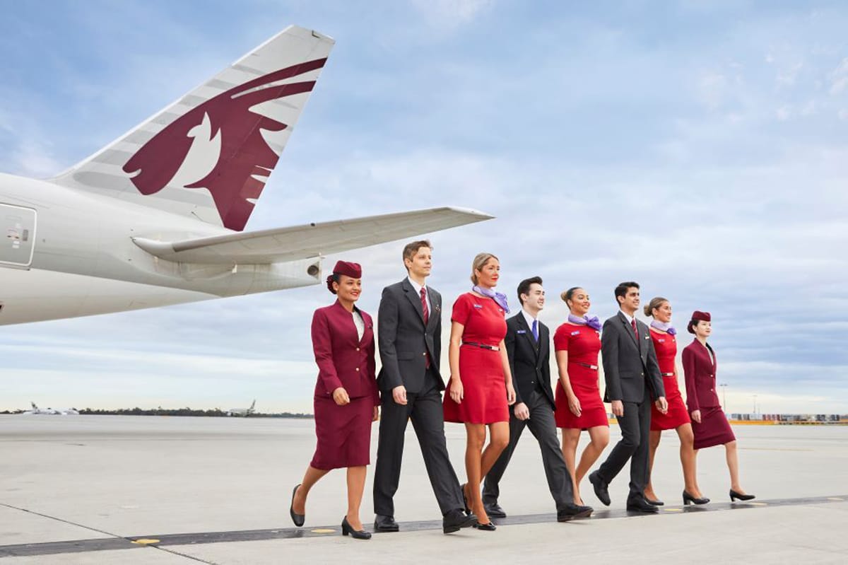 Qatar Airways - skóre spokojenosti přesahuje 9,5 z 10, což je nejvyšší hodnota v žebříčku Skytrax i AirlineRatings.com